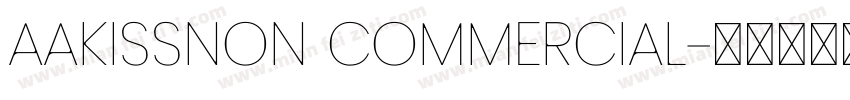 AaKISSNon Commercial字体转换